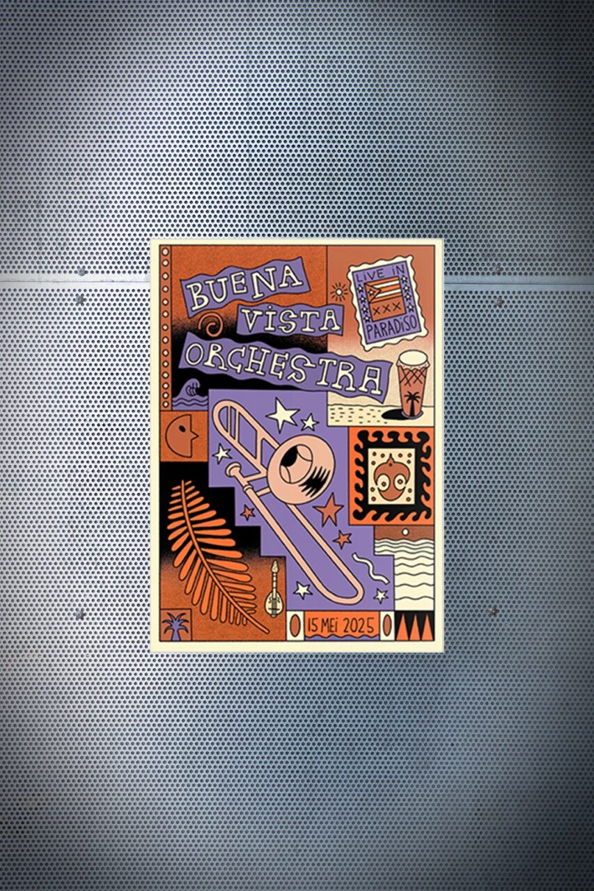 Paradiso Prints: Buena Vista Orchestra door Bas Steens
