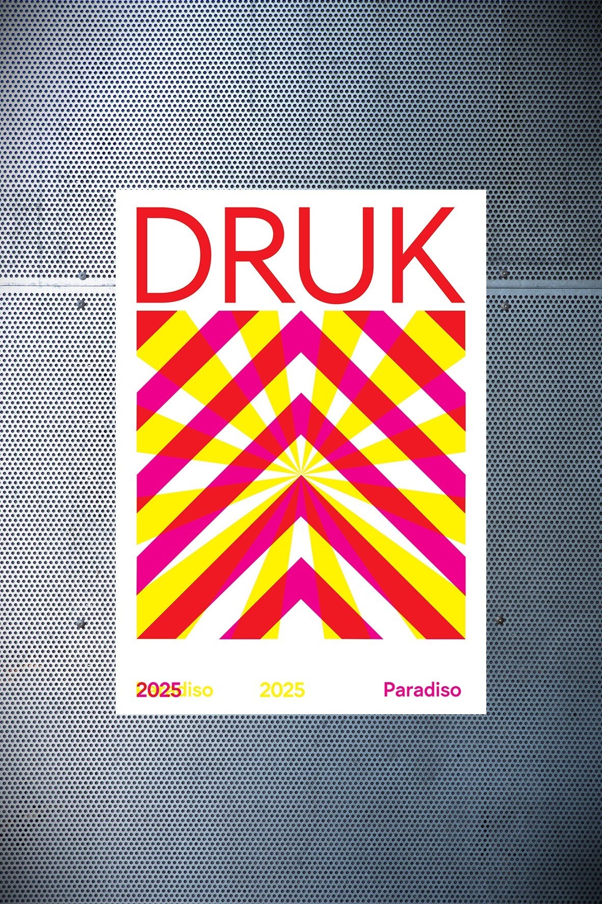 Poster DRUK door Hans Gremmen