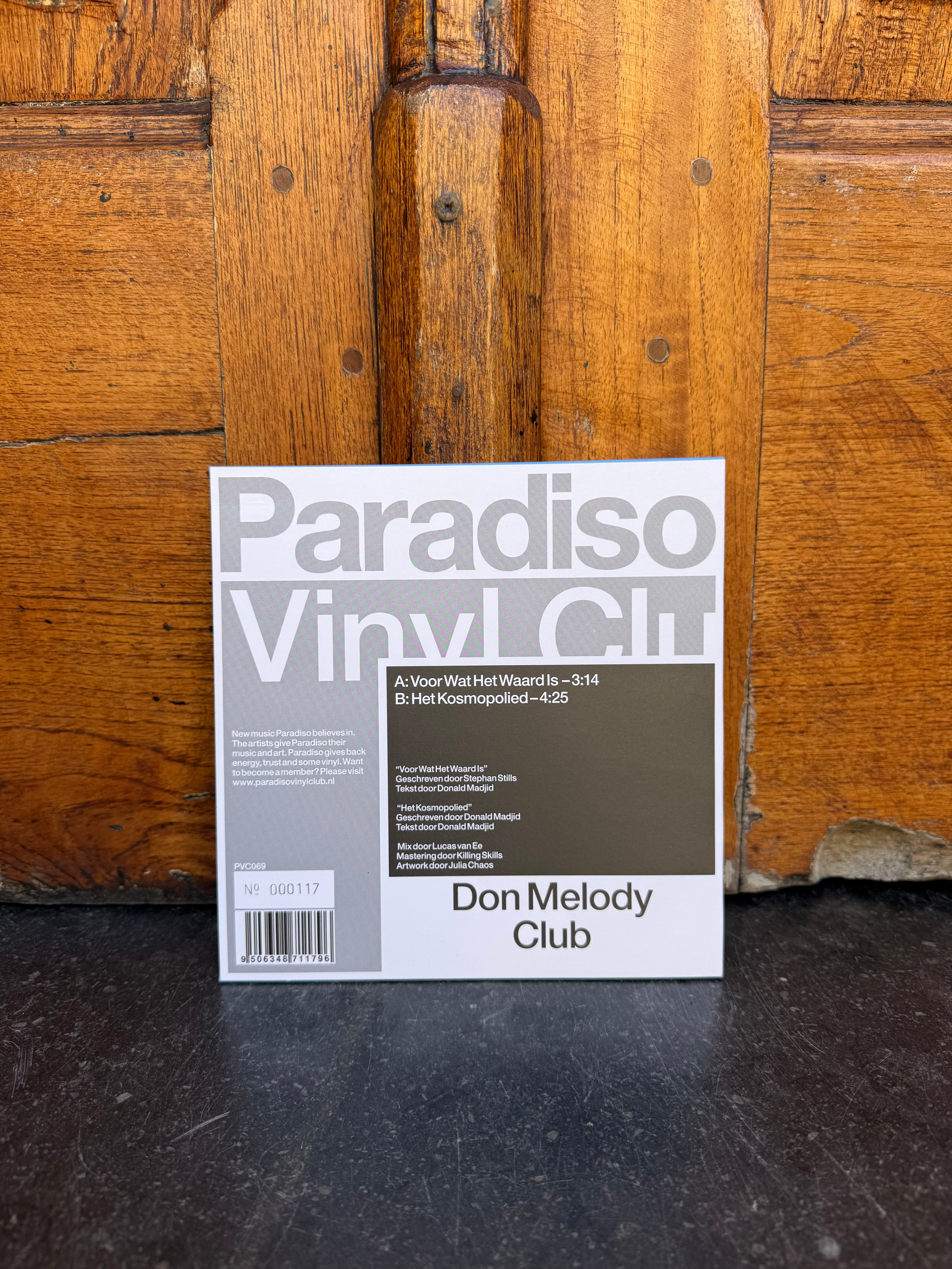 Don Melody Club - Voor Wat Het Waard Is / Het Kosmopolied (PVC069)