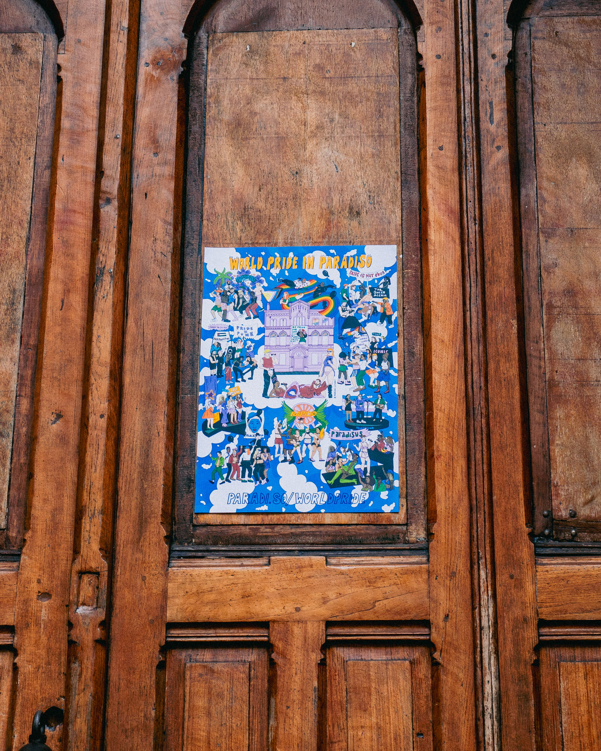 Poster World Pride in Paradiso door Marieke Luthart