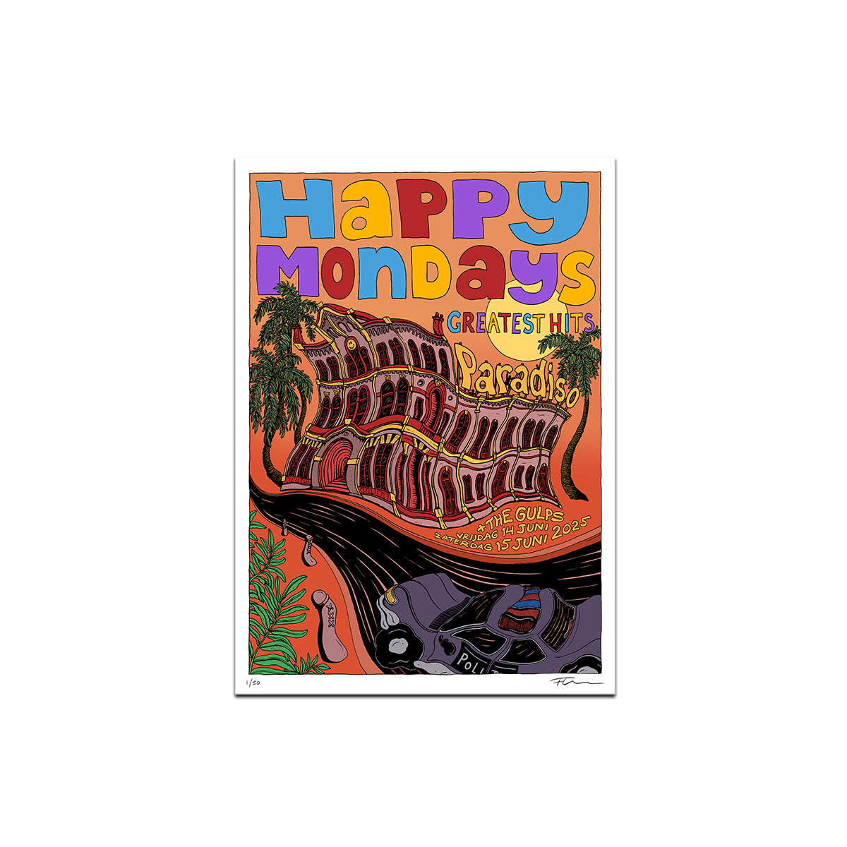 Poster Happy Mondays