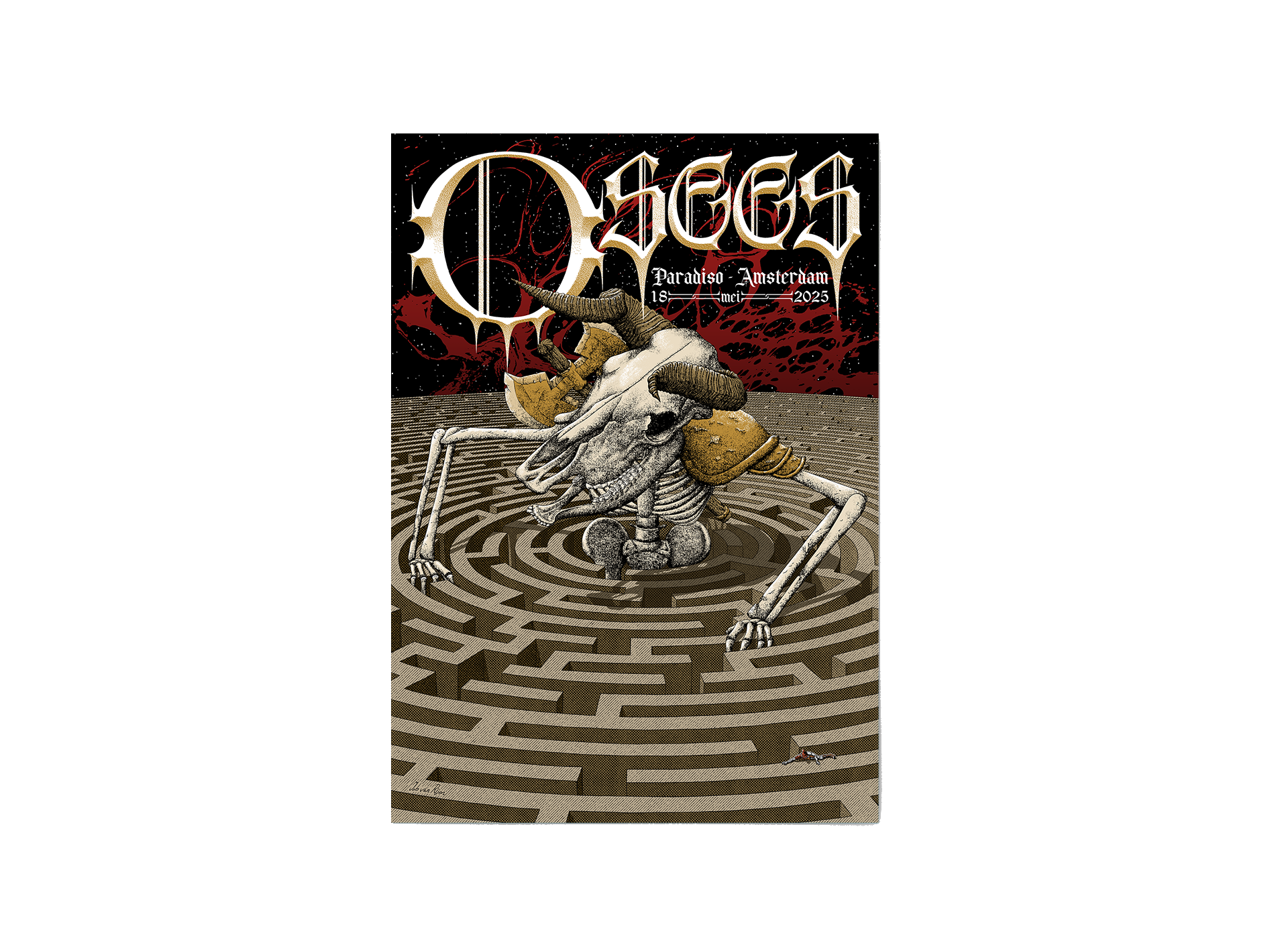 Paradiso Prints: OSEES door Job van Rijen