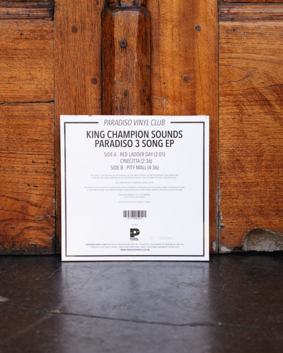King Champion Sounds - Paradiso 3 Song EP (PVC025)