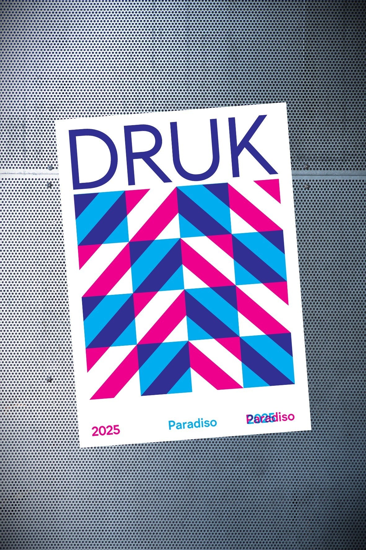 Poster DRUK door Hans Gremmen