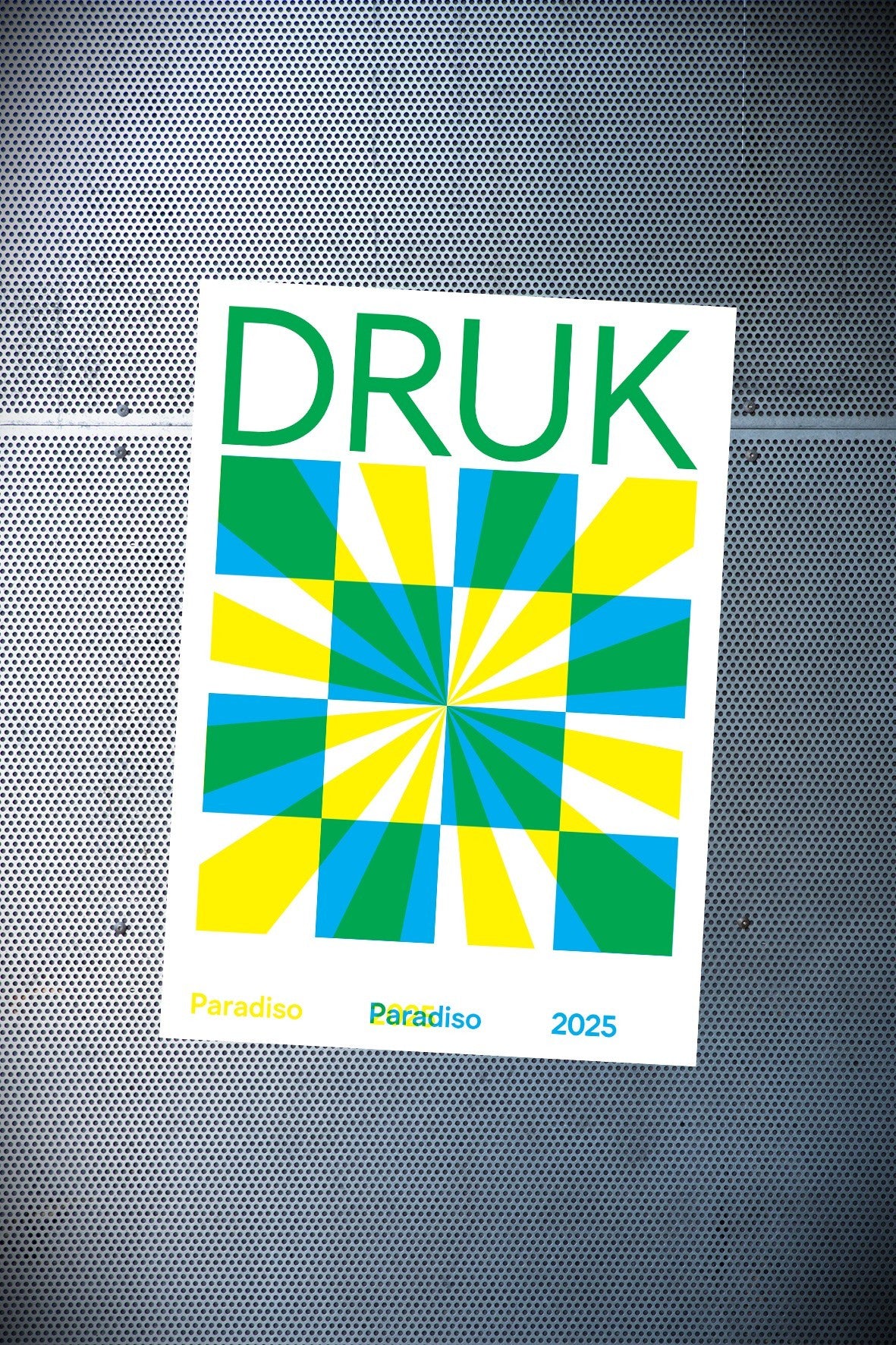 Poster DRUK door Hans Gremmen