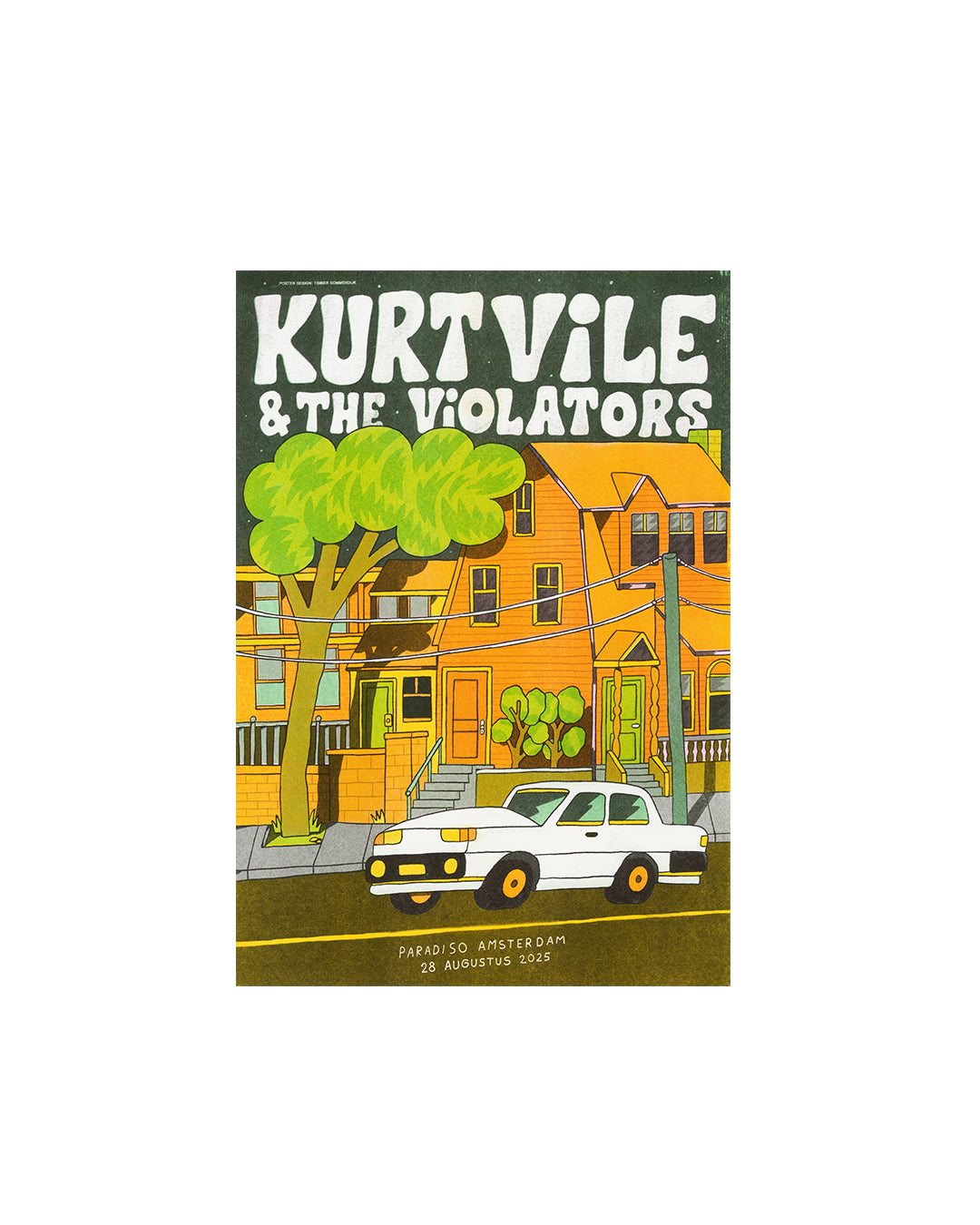 Paradiso Prints: Kurt Vile & The Violators door Timber Sommerdijk