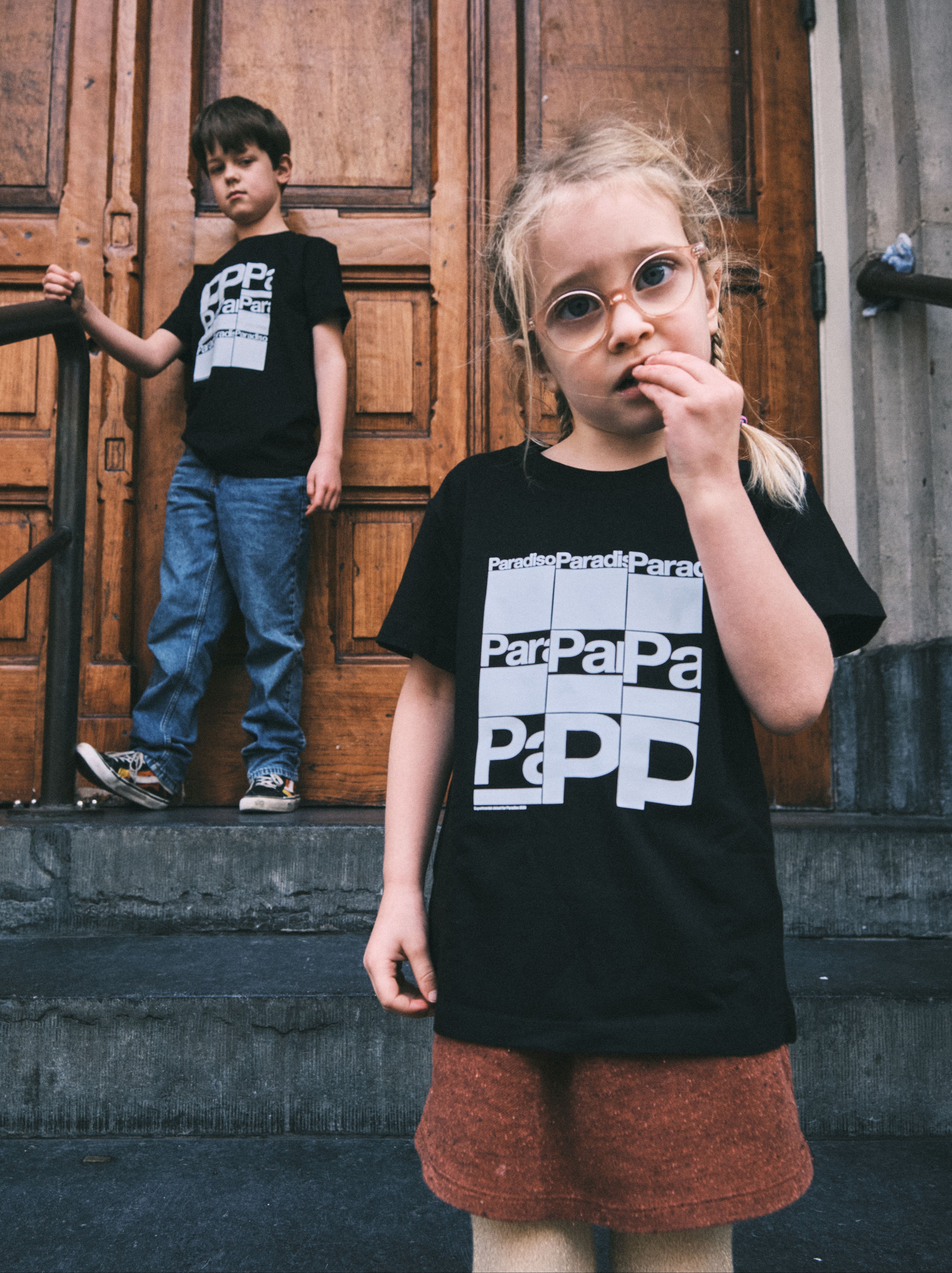 Experimental Jetset • Kinder T-shirts • Zwart