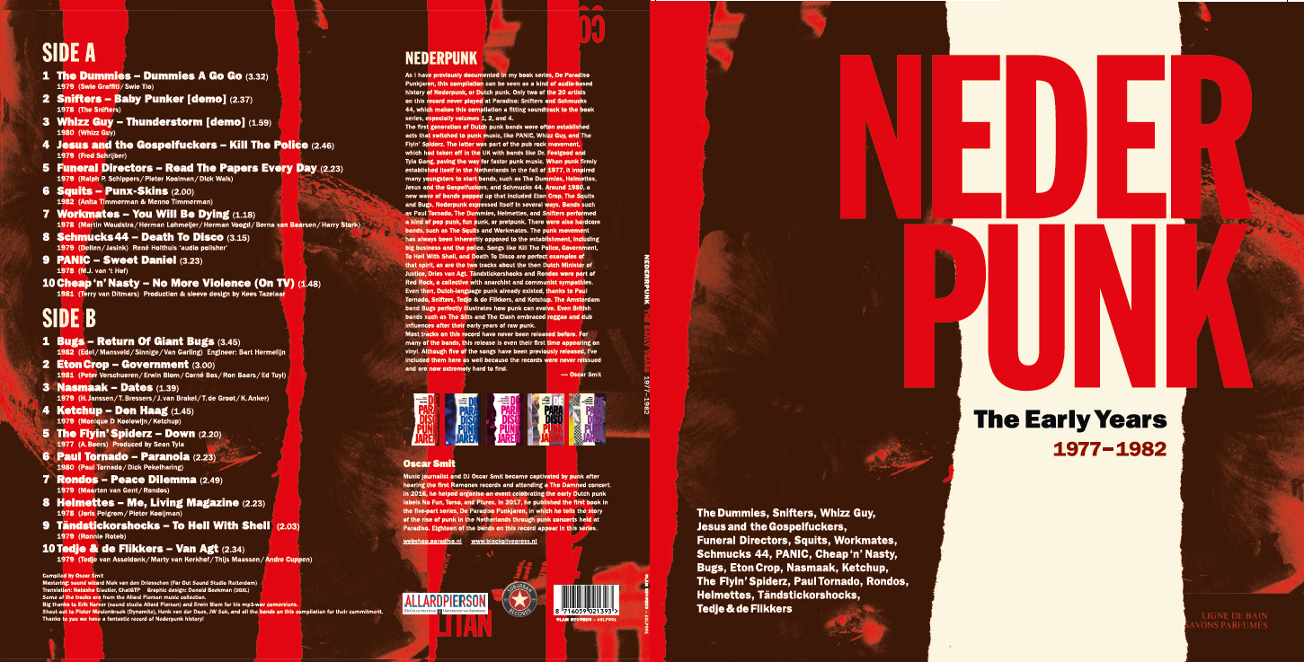 NEDERPUNK LP • THE EARLY YEARS (1977-1982)