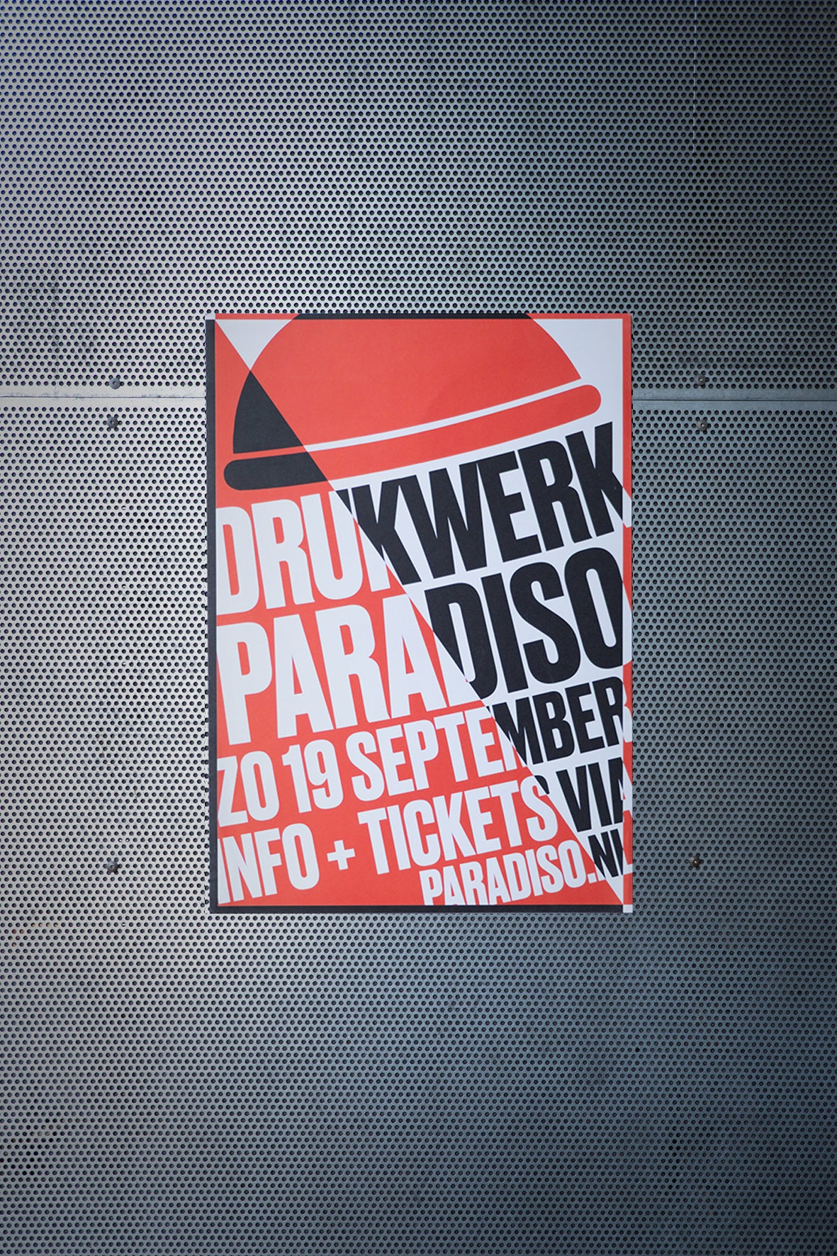 Drukwerk in Paradiso poster